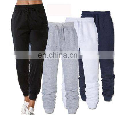 Wholesale custom brand women's fashion casual sports training pants track and field sports jogger tapered pants S-5XL