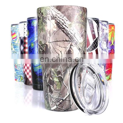 30oz curve tumbler double walled vacuum insulated stainless steel water bottle coffee mug with lid