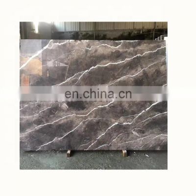 2021 new marble Flash  cafe marble slabs  dark brown marble slabs