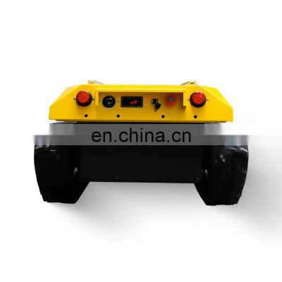 Rubber Crawler Robot Chassis with Power conversion module with multiple protections