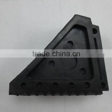 KW201 Durable customized rubber limit slip chock with handle