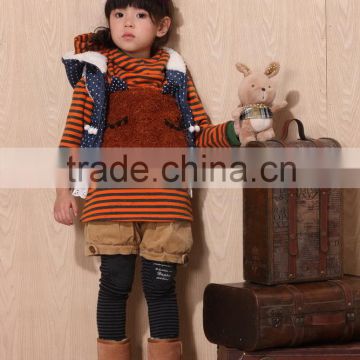 Big bee sweatershits legging clothes suits dress designs/kids apparels suppliers
