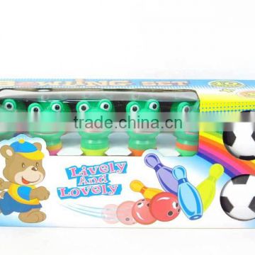 Sport ball kids toys Frog bowling toys with light, ball toys for Wholesale, sports toys for children, EB034003