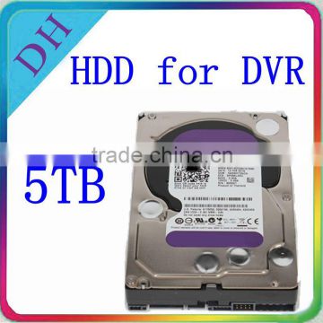 Purple hdd 5tb for cctv/dvr/nvr 3.5 sata hard disk cctv internal hdd for camera
