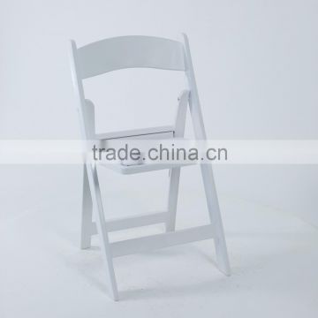 White Resin Folding Wedding Chair