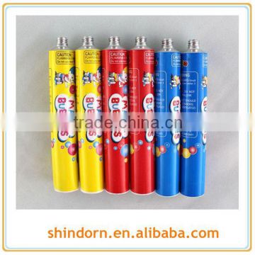 Empty aluminium packaging tubes for glue wholesale