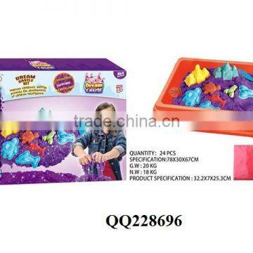 500G Kids DIY magic sand with 1pcs sand tray+5pcs sand mold,kids toys sand, magic toy sand