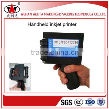 Removable automatic handheld inkject printing machine