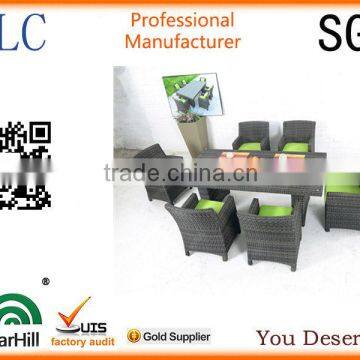 outdoor furniture rattan dinning furniture set