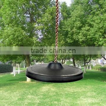 round rubber swing