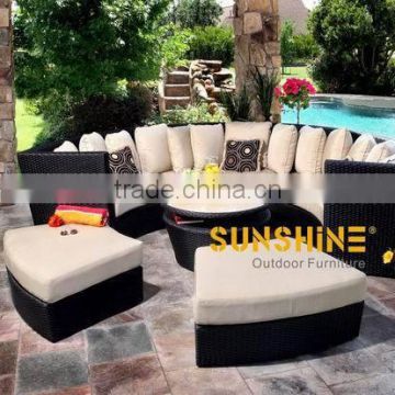 2015 new design rattan sofa wiker outdoor furniture