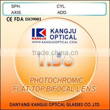 1.56 Middle index photochromic single vision Optical lens