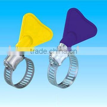 Butterfly hose clamps