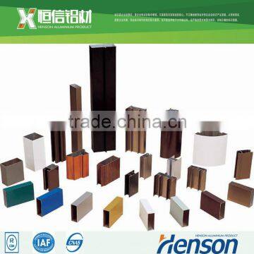 Different kinds of aluminium to make windows and doors