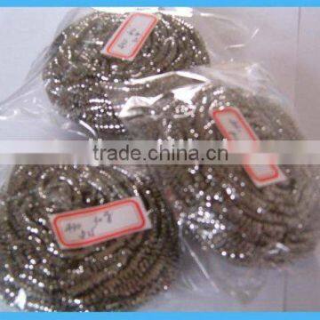Stainless steel scourer for kitchen cleaning