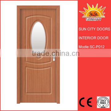 Cheap Interior PVC Door Glass Insert SC-P012