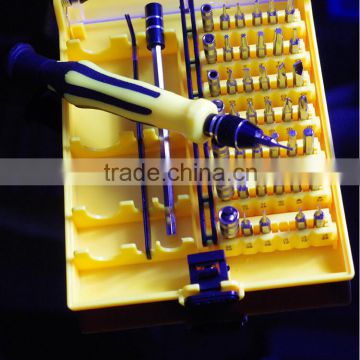 Wholesale -45 in 1 screwdriver set. 45 Piece Multi ScrewDriver Set Expansion Bar Repair Tools