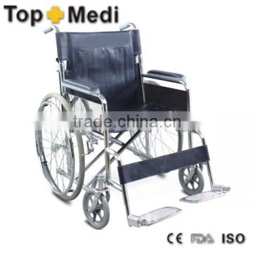 Rehabilitation Therapy Supplies Topmedi TSW874A high quality best transport wheelchair