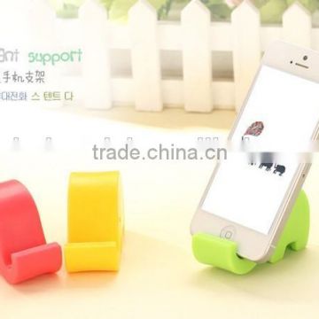 Vogue promotional elephant animal customized silicone phone display stand