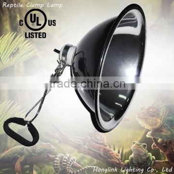 200W UL VDE CE E27 ceramic socket 10" reptile clamp lamp
