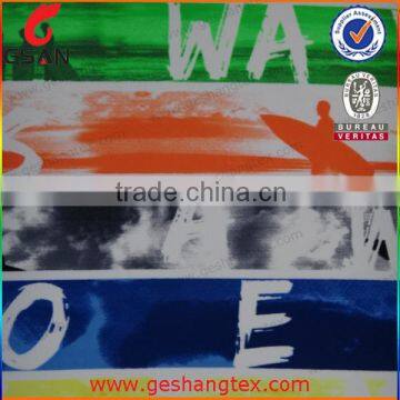 High quality polyester new design check printing fabric