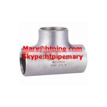 ASTM B366 UNS NO8825 Nickel alloy seamless tee MSS SP75