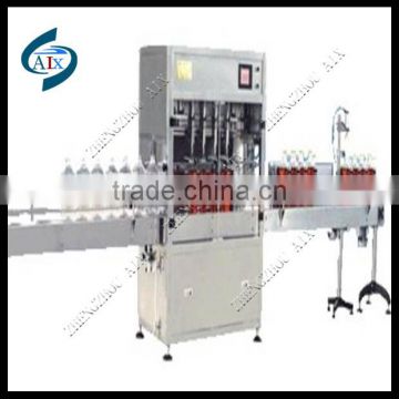 Full automatic 4 pipe edible oil filling machine can add capping machine and labeling machine