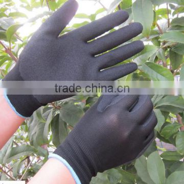 sandy nitrile coated labor protective working glove