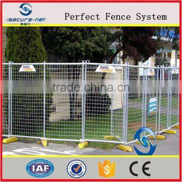 High security galvanized construction hoarding temp fence