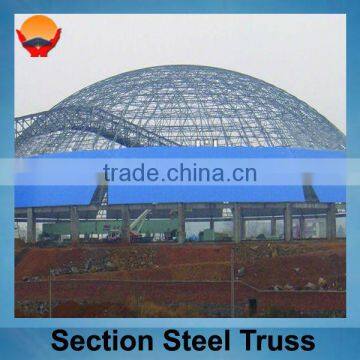 High quality prefabricated steel truss warehouse