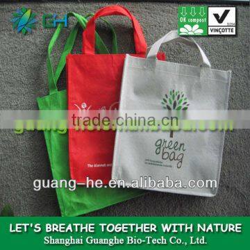 100%Biodegradable customized printing pla non-woven bags - eco-friendly and compostable and convenient