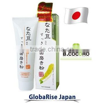 Japanese toothpaste with Organic Green Tea Powder produced in Fukuoka Japan for wholesaler