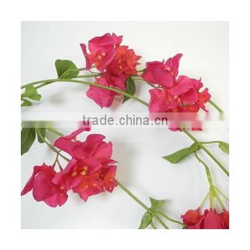 28049 taffeta coloth branch with leaves and flowers indoor decoration plant in Foshan artificial factory