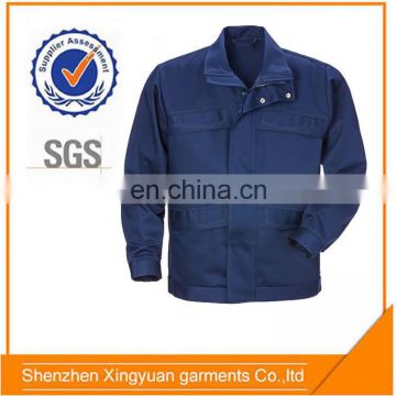 Cheap Us Navy Blue 100% cotton workwear work engineer jacket