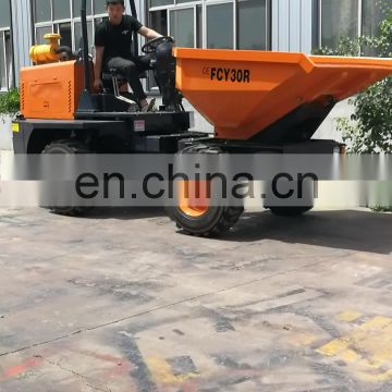 3tons FCY30R 4WD site dumper with rotating skip