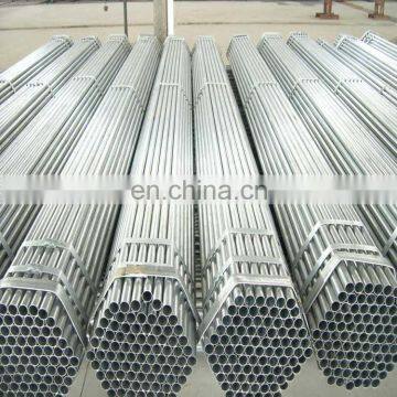 Carbon galvanized round steel pipe, bs 1387 erw hot dip galvanized scaffolding carbon welded steel pipe tube