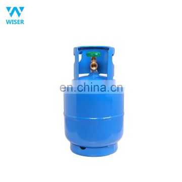 5 kg gas cylinder DOT TPED high standard for sale with burner good quality