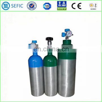 Refillable Colorful 1-100L 200Bar O2 Gas Bottle Filling Oxygen Gas cylinder