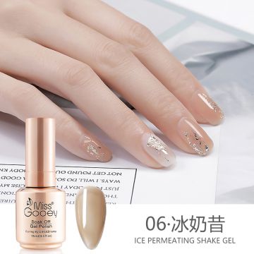 Color Full / Clear With Applicator Monochromatic Nail Gel