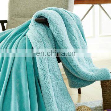 Thickened lambskin office nap student shawl blanket