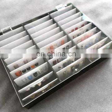 Empty Nail Polish Holder Tips Storage Box Nail Organizer Nail Art Accessory Container