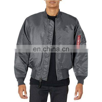 New spring and autumn plus size men's sports and leisure stand-up collar air force MA1 bomber jacket men's baseball uniform