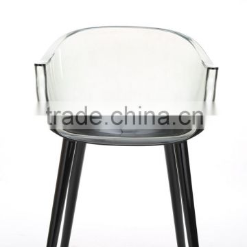 Quality classical brown plastic dining chairs pc chair