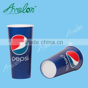 China eco-friendly cold paper cup with lid