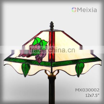 MX030002 hot wholesale tiffany style stained glass lamp shade for home decoration