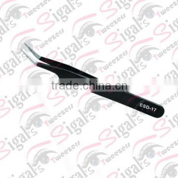 Eyelash Extension Tweezers, ESD stainless steel tweezer for eyelash and eyebrow exension