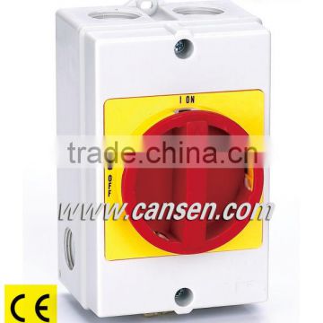 The red handle switch LW30-32B (ROHS,CE certificate) with protective cover