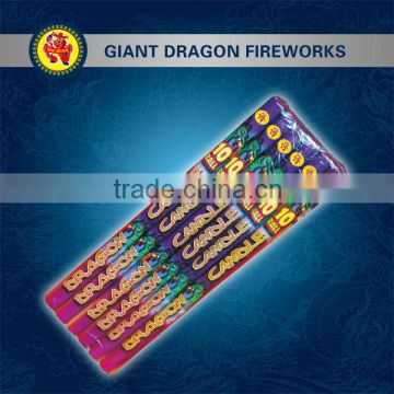 2016 chinese fireworks dragon roman candles bule with crackling for whole sale 2015