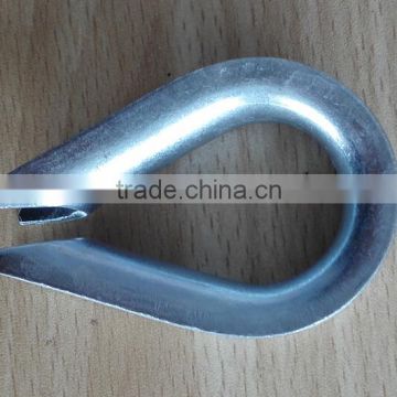Standard galvanized din6899 type B wire rope thimble
