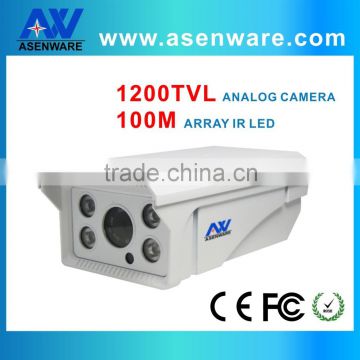 Analog High Speed 1200TVL Cameras Of Security with Waterproof Housing